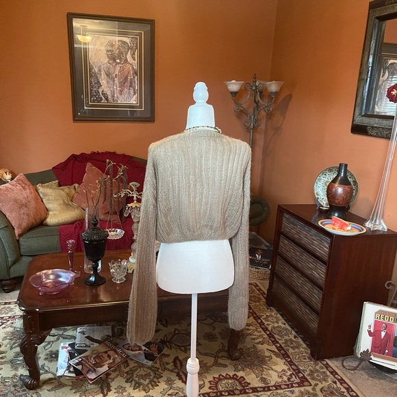 Shein Cropped Bell Sleeve Sweater - Picture 7 of 7